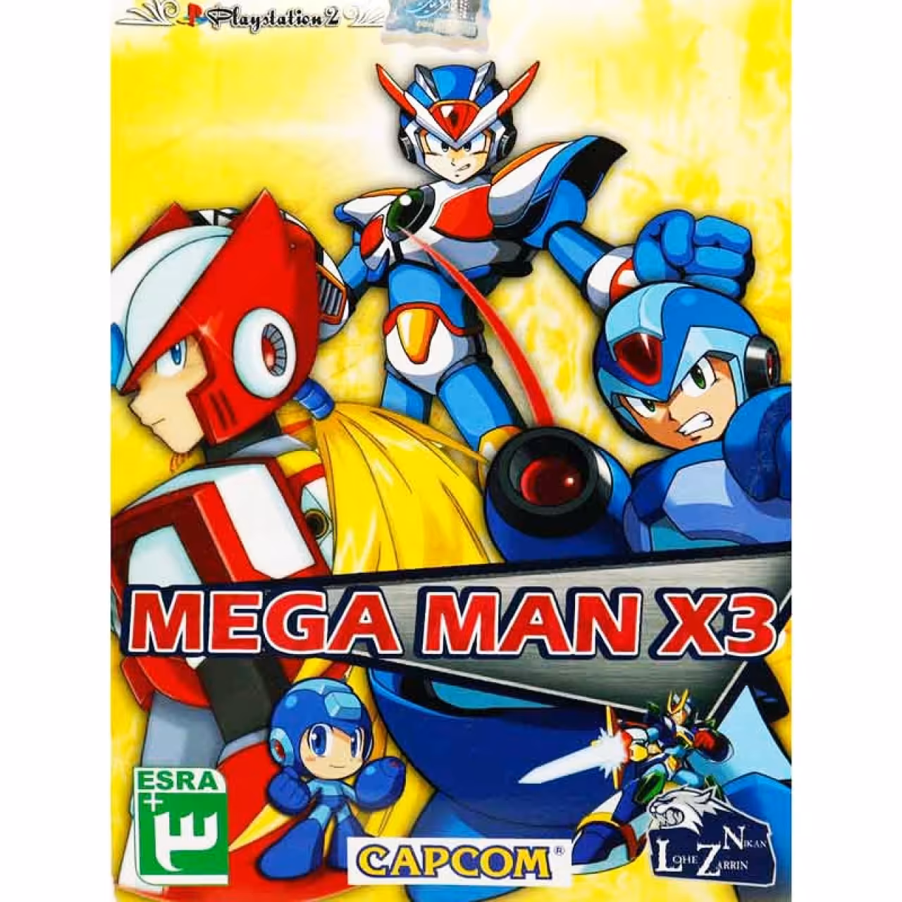 بازی مگا من X3 مناسب پلی استیشن 2 از نشر لوح زرین