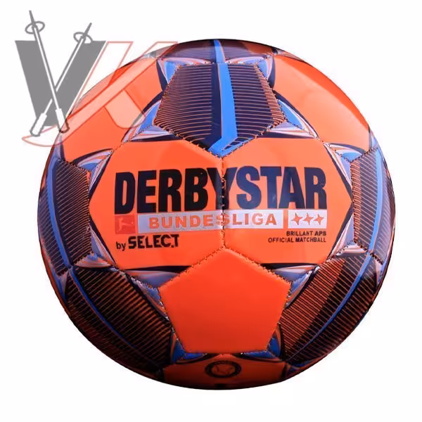 توپ فوتبال سایز 4 دوختی دربی استار نارنجی کد 1901042