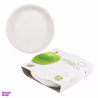 بشقاب یکبار مصرف آملون (Amelon) مدل BSH12 بسته 12 عددی