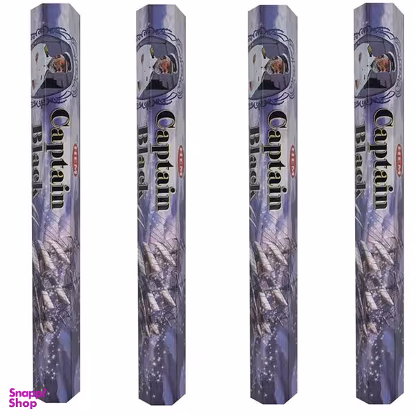 عود هم مدل کاپیتان بلک کد Captain Black 04 مجموعه 4 عددی