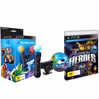پکیج دوربین و دسته بازی حرکتی پلی استیشن 3 به همراه بازی Heroes