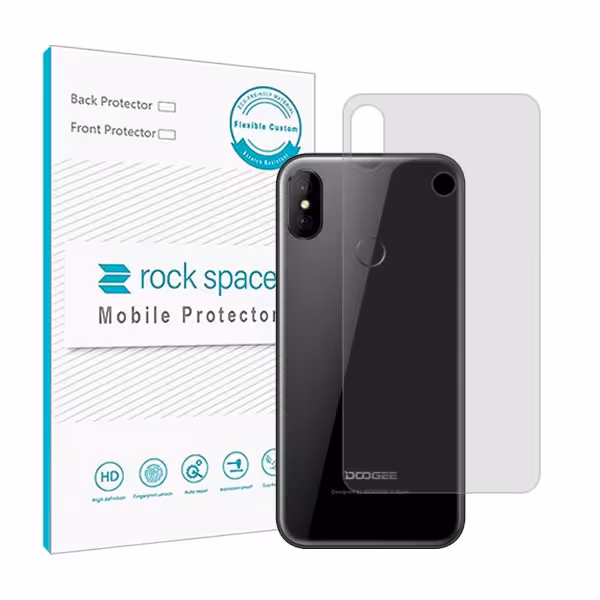 گلس محافظ پشت گوشی دوجی X70 مدل نانو هیدروژل شفاف برند راک اسپیس کد 7014S
