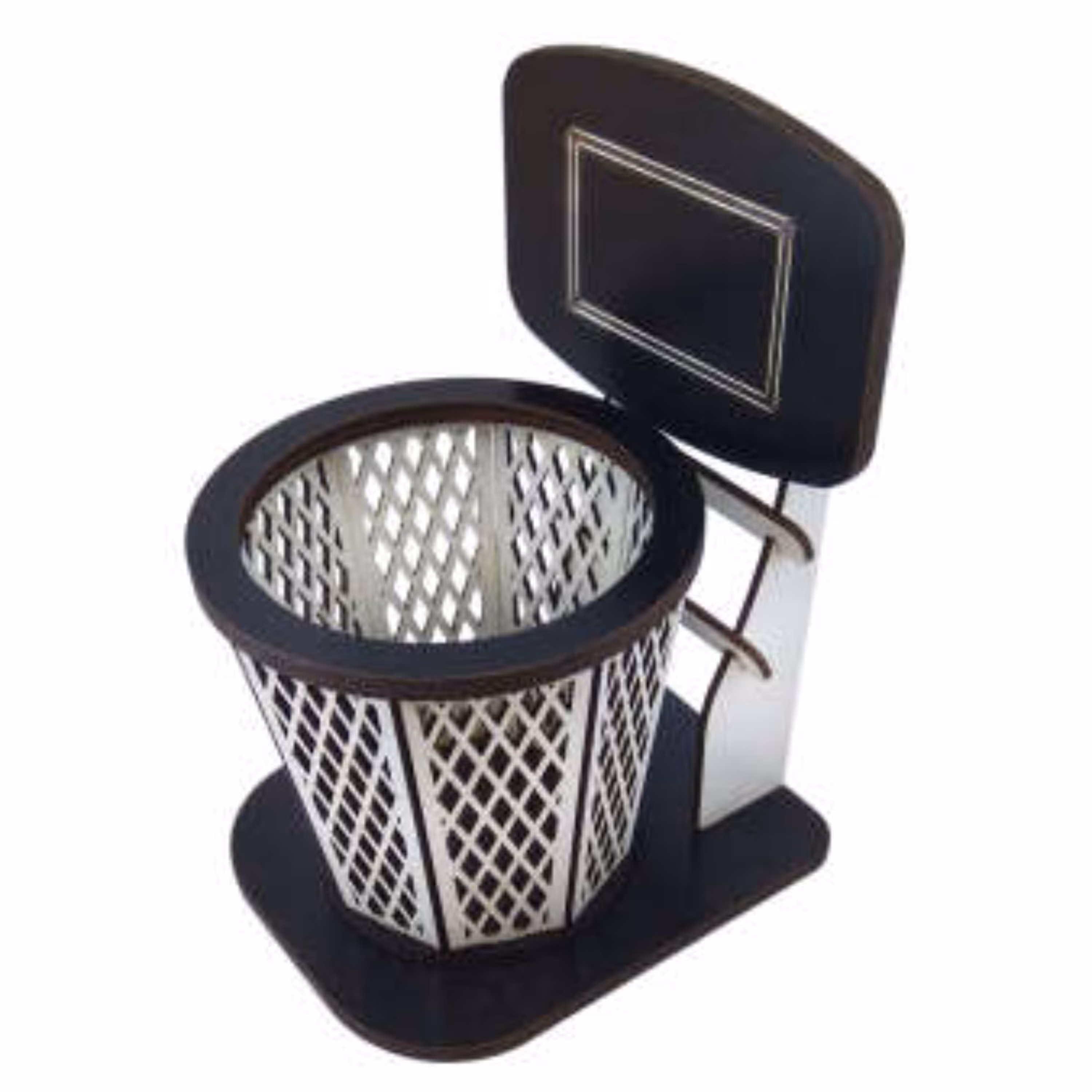 جامدادی رومیزی مهدی یار طرح سبد بسکتبال مخروطی