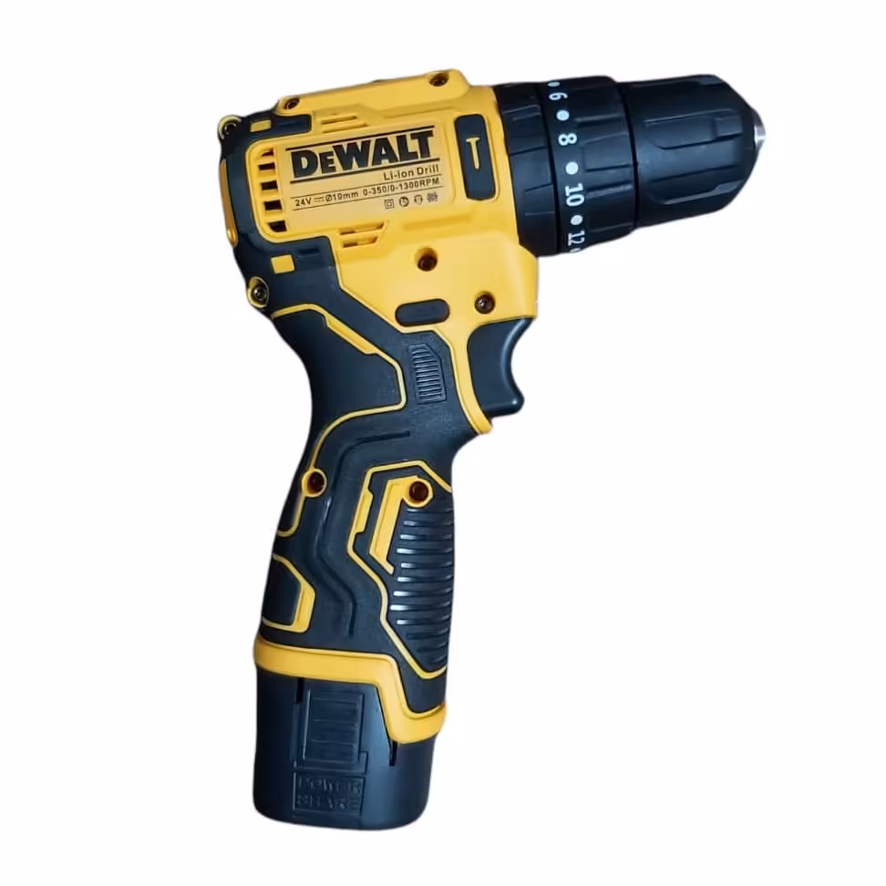 دریل پیچگوشتی شارژی 24 ولت دیوالت چکشی دار  