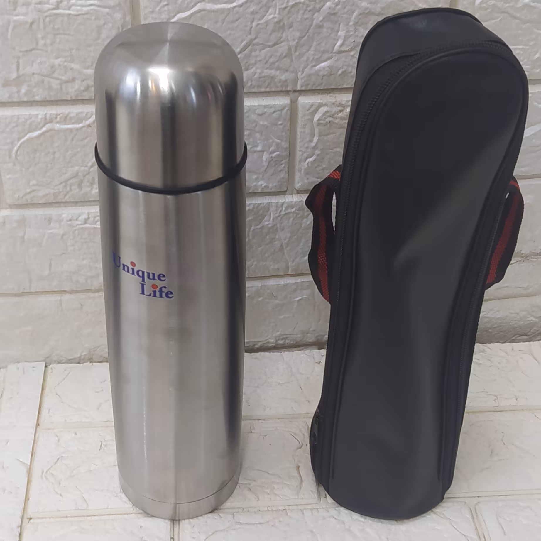 فلاکس چای استیل  یک لیتری کاور دار مار یونیک کیفیت عالی 