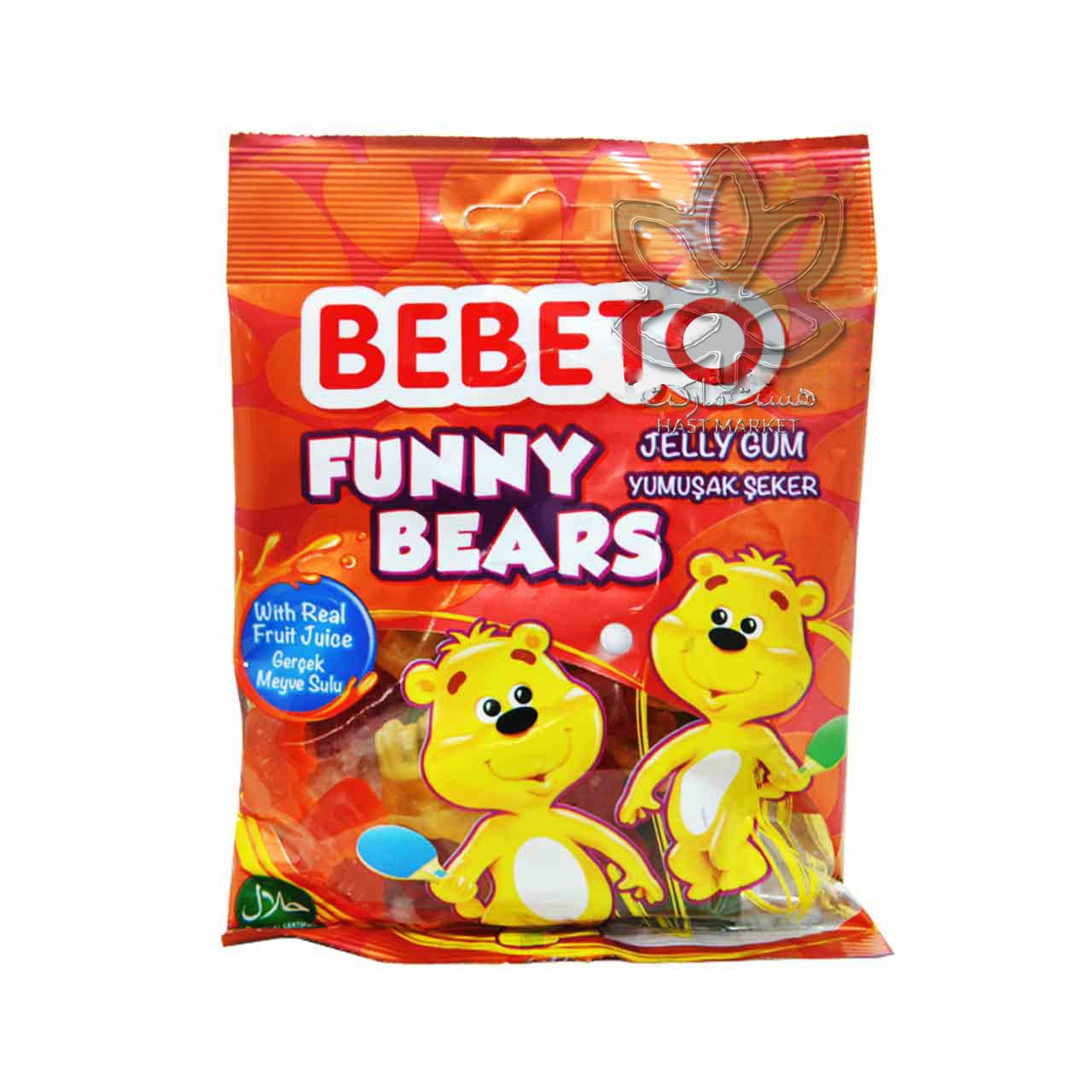 پاستیل خرسی 80 گرم ببتو - bebeto