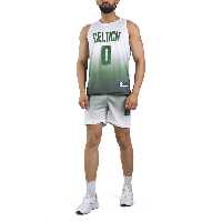 ست رکابی و شلوارک ورزشی مردانه مدل PY-NBA-4C0458 سفید سبز
