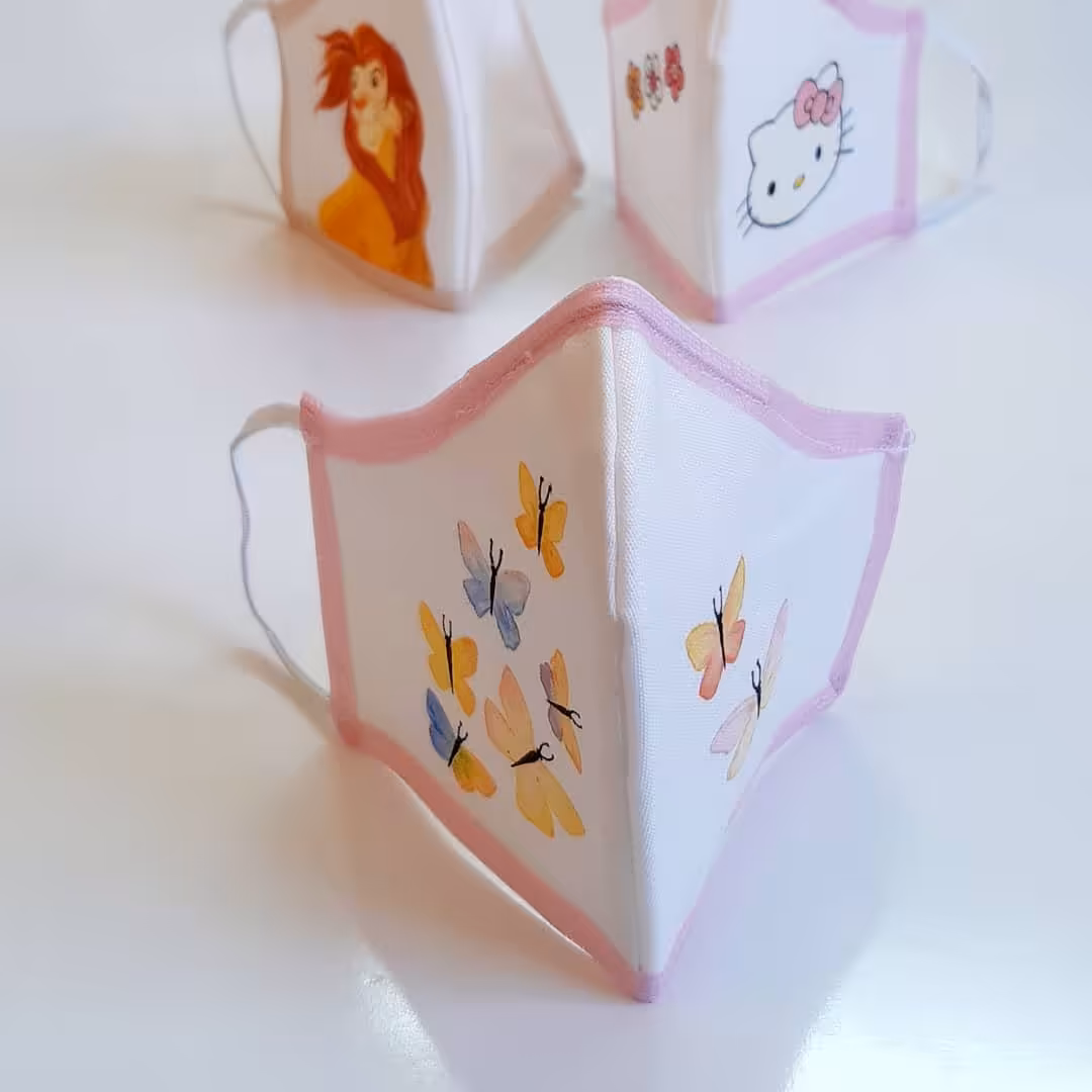 ماسک پارچه ای کودک طرح سفارشی