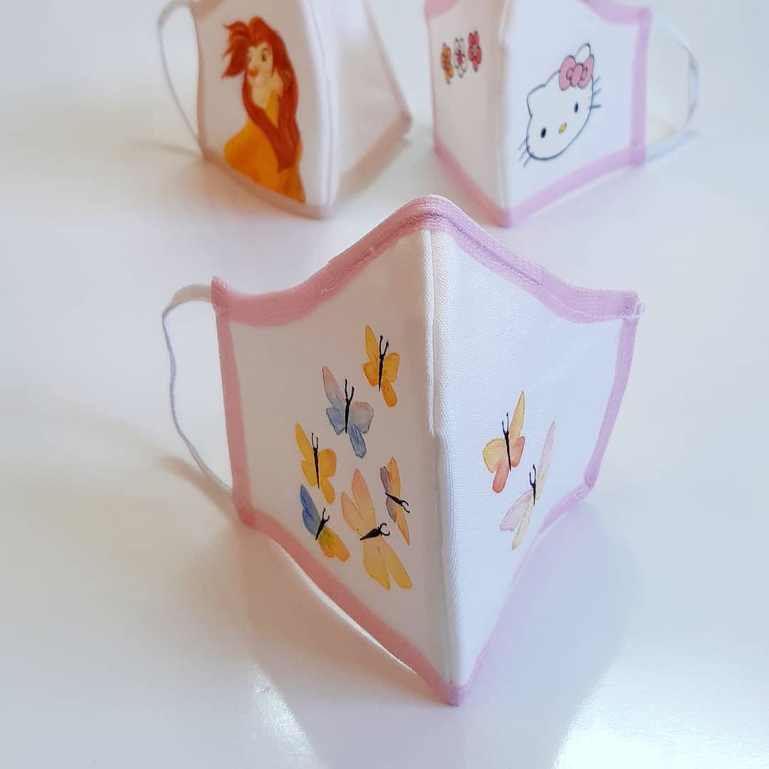 ماسک پارچه ای کودک طرح سفارشی