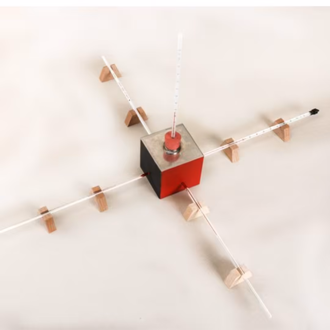 آزمایش  مکعب لسلی با متعلقات