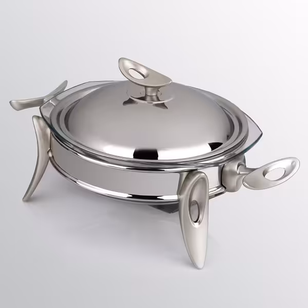 سوفله سوپ خوری کوچک تک استیل مدل لوپ (استیل)