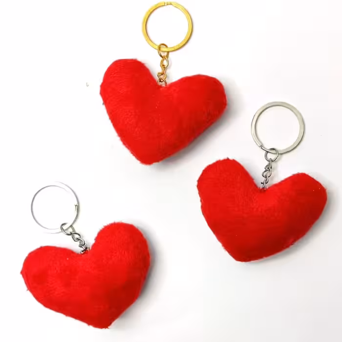 جاکلیدی طرح قلب قرمز 