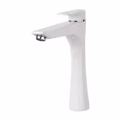 شیر روشویی پایه بلند راسان  مدل آتیس  سفید