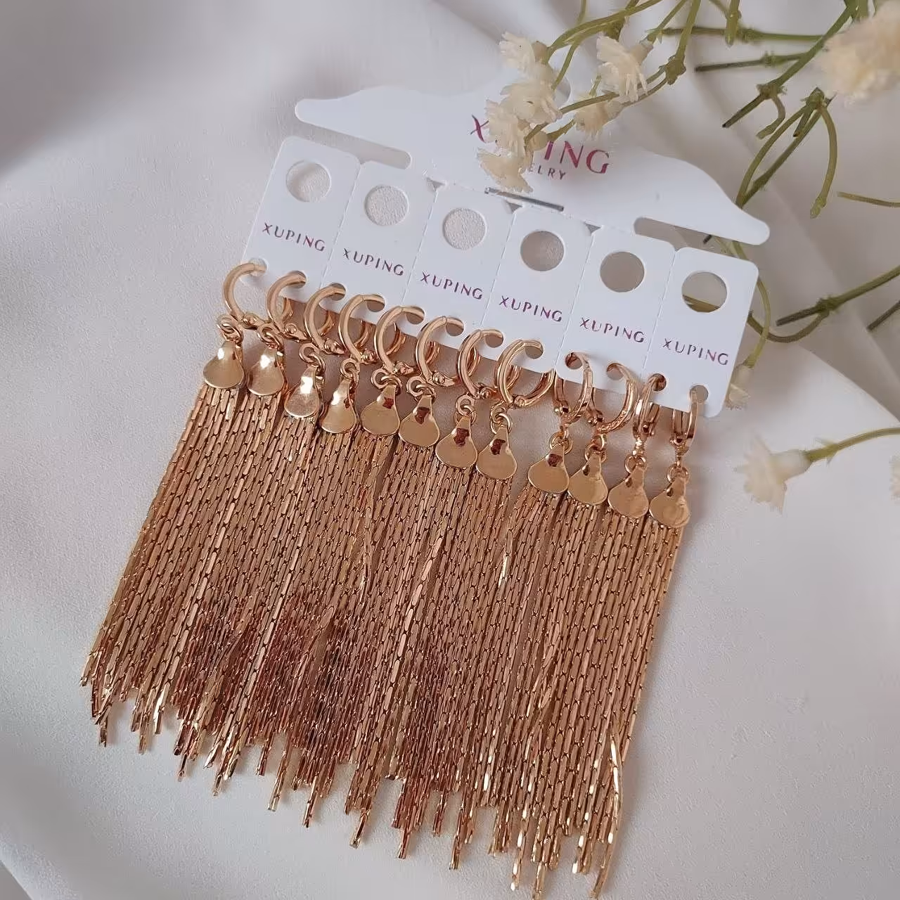 گوشواره آبشاری-طرح طلا