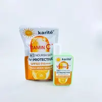 کرم ضد آفتاب بدون رنگ ویتامین سی کاریته spf60 
