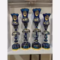 لاله شمعدانی چراغ تزیینی شاه عباسی جفت (پس کرایه)