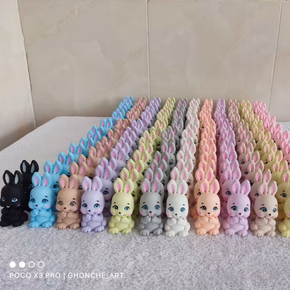 خرگوش بتنی نماد سال 1402 ، خرگوش نماد سال جدید ، خرگوش 1402