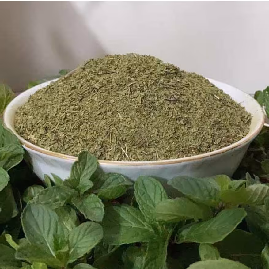 نعنا سبز خشک صدو بیست گرم  درجه 1