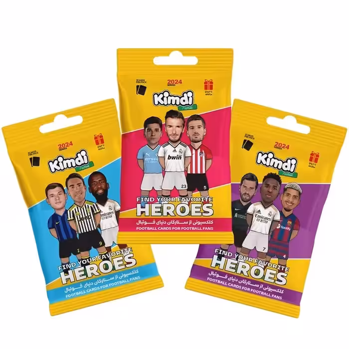 اسباب بازی شانسی کیمدی مدل فوتبالی 2024 مجموعه 3 عددی