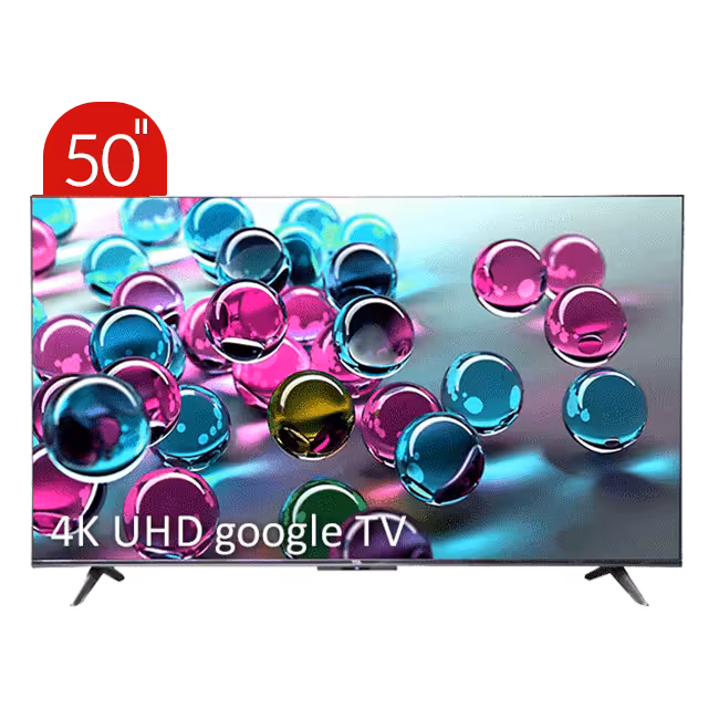 تلویزیون UHD 4K هوشمند google TV تی سی ال مدل P635 سایز 50 اینچ