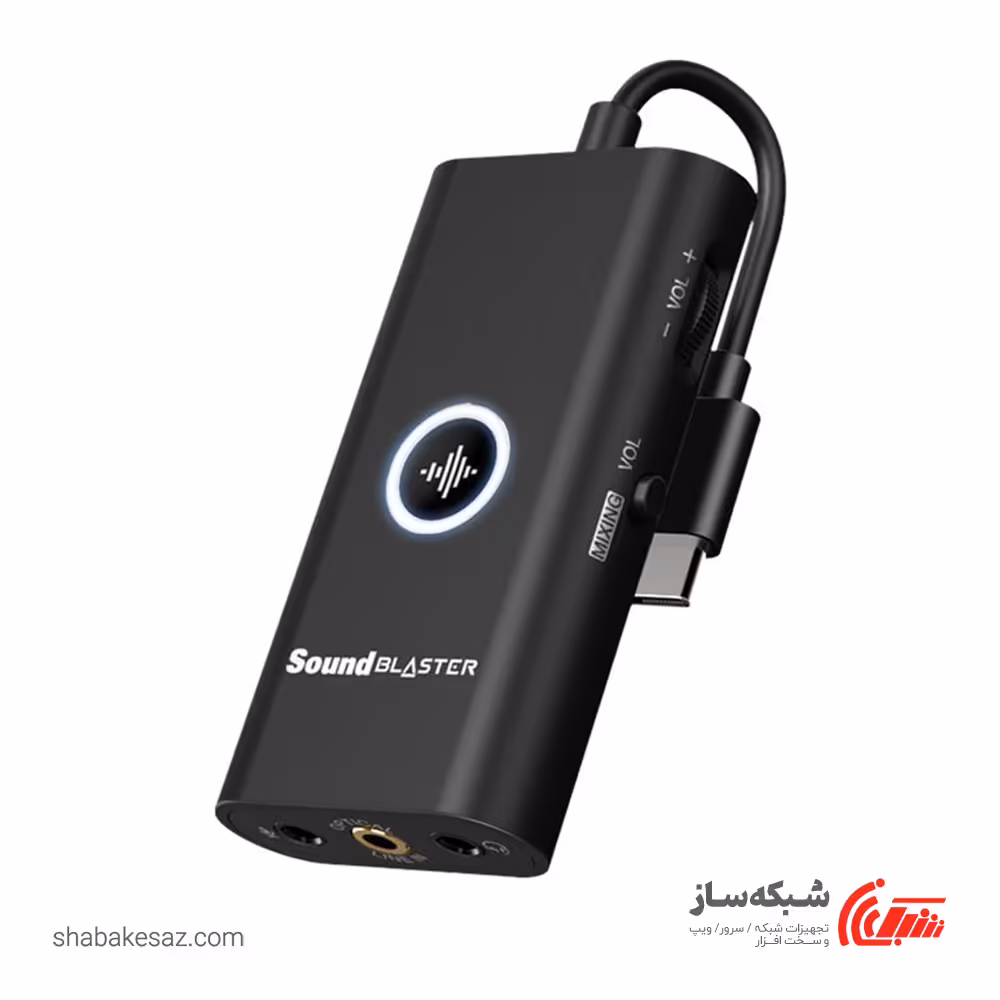 قیمت و خرید کارت صدا گیمینگ کریتیو Creative Sound Blaster G3 - شبکه ساز