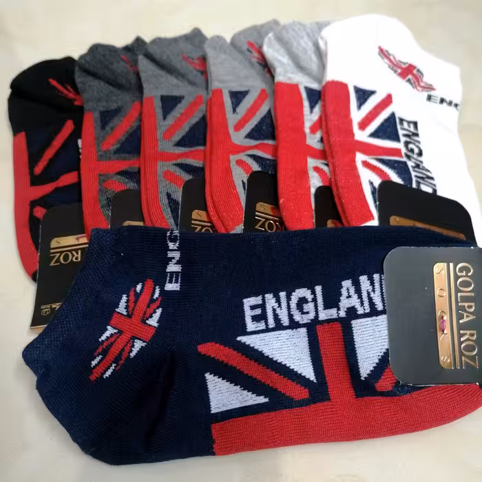 جوراب مچی طرح پرچم(2جفتی) فری سایز 