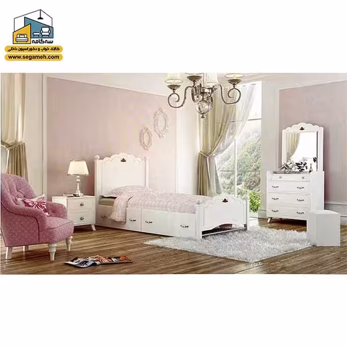 سرویس خواب یک نفره مدل پانیذ کد BTS87