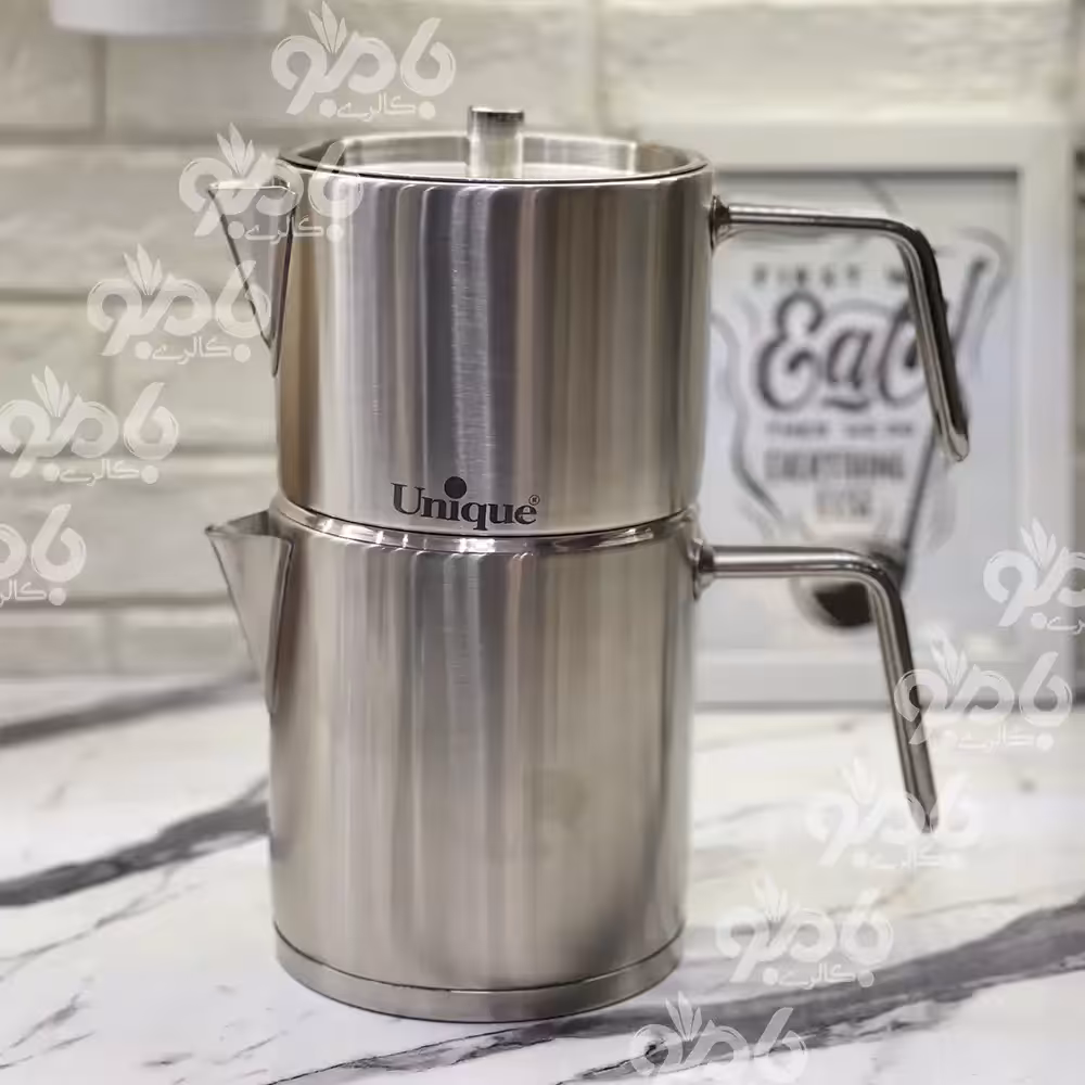 ست کتری و قوری استیل 2 لیتر یونیک 7264