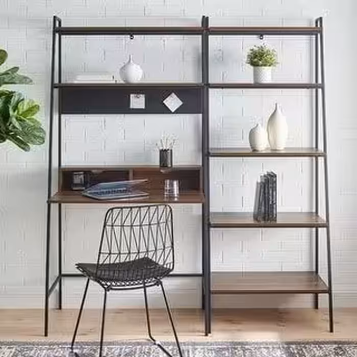 میز تحریر چوب و فلز طبقاتی کد 760087