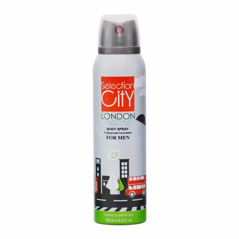 اسپری بدن مردانه مدل London سلکشن سیتی 150 میل