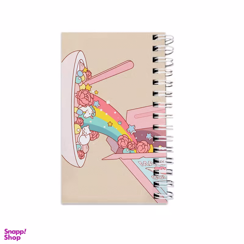 دفترچه یادداشت ۶۴ برگ مدل To Do List طرح یونیکورن و کورن فلکس کد bambi11433