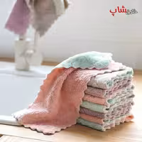 دستمال سه عددی حوله آیی 30*30