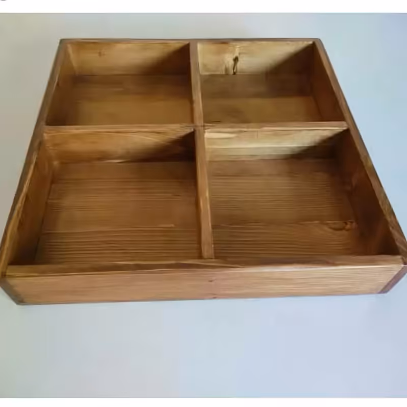 اردخوری چهارخانه چوبی رنگ قهوه ای روشن چوب روس ضد آب