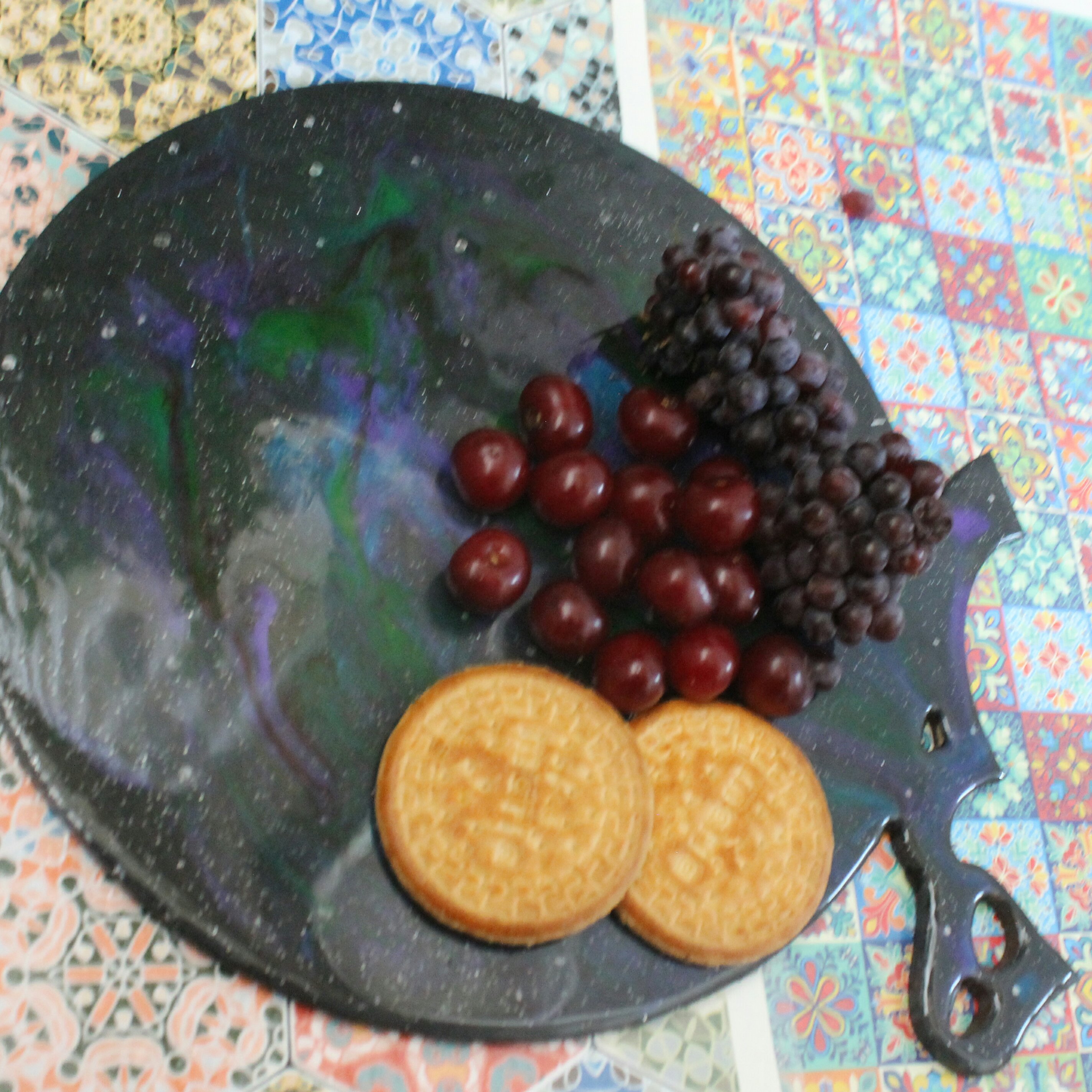 تخته سرو چوبی طرح کهکشان