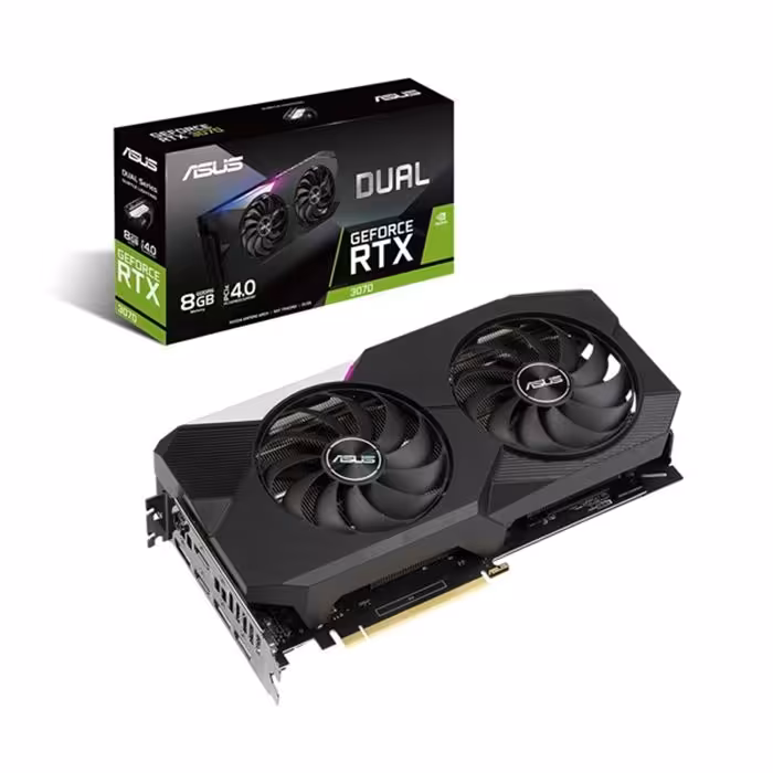 کارت گرافیک ایسوس GeForce DUAL RTX3070 O8G HHR