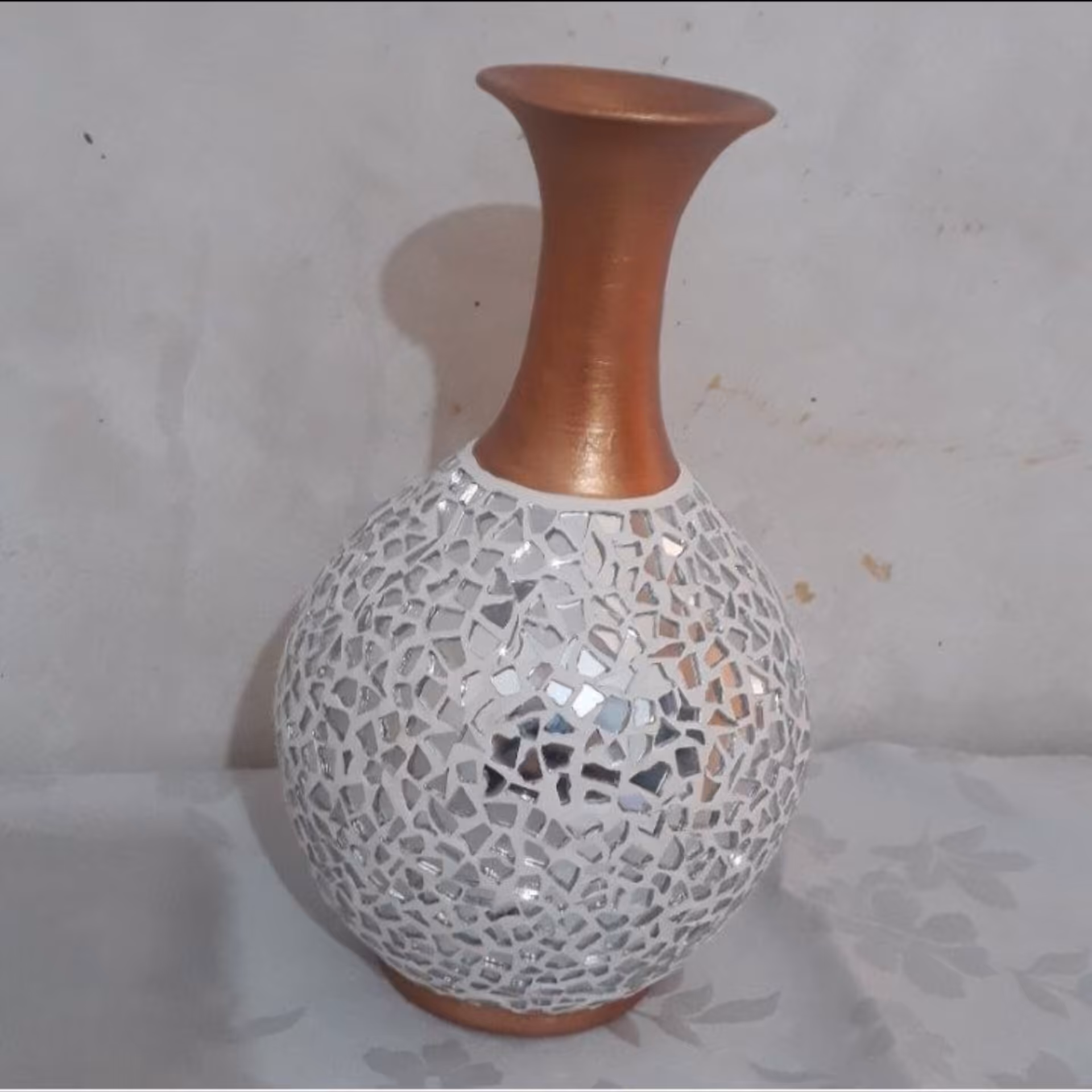 گلدان آینه کاری 