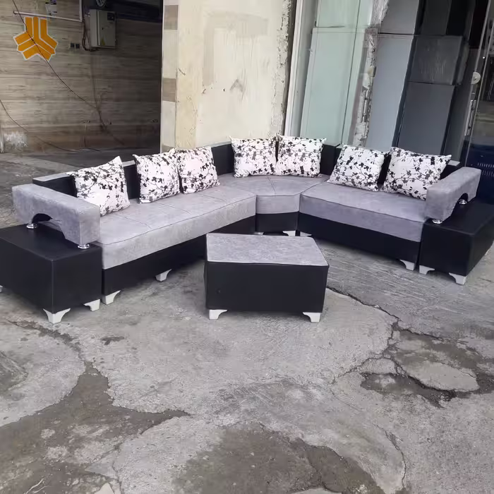 مبل راحتی تنوع رنگ بندی مدل ال دوبل
