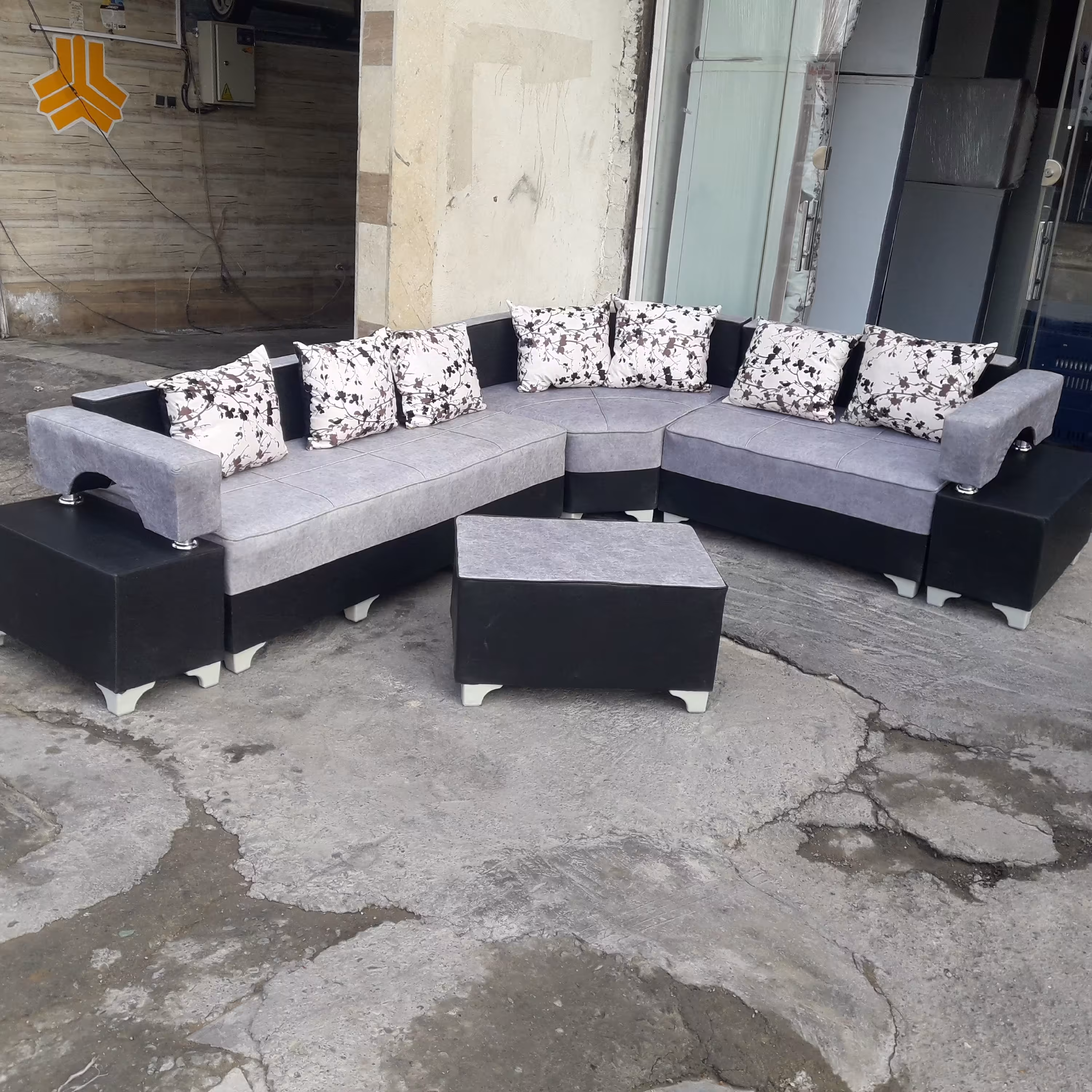 مبل راحتی تنوع رنگ بندی مدل ال دوبل