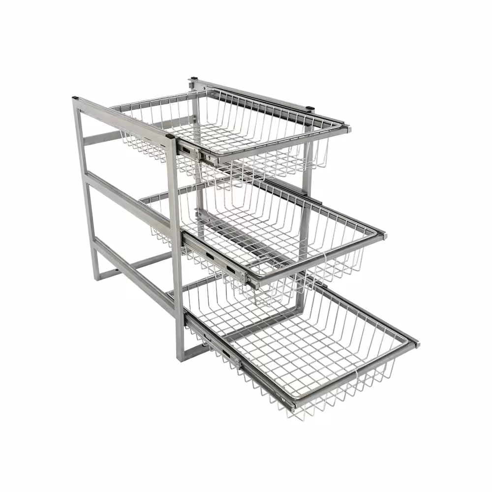 سبد سیب زمینی و پیاز کف ثابت 3 طبقه  یونیت 35  (پس کرایه) هزینه ارسال به عهده مشتری