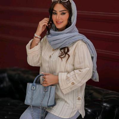 مانتو اسپرت زنانه مدل کالکشن ژورنال مانتو تابستانه خنک مزونی