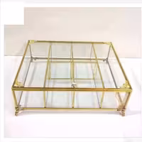 تیبگ شیشه ای طلایی  