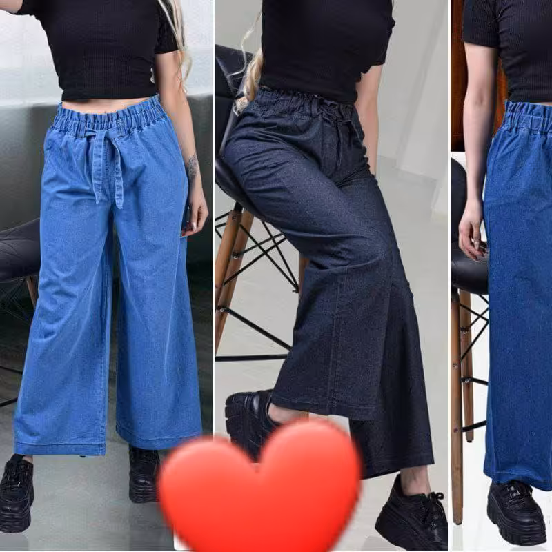 شلوار بگ شلوار زنانه شلوار لی کاغذی شلوار دخترانه