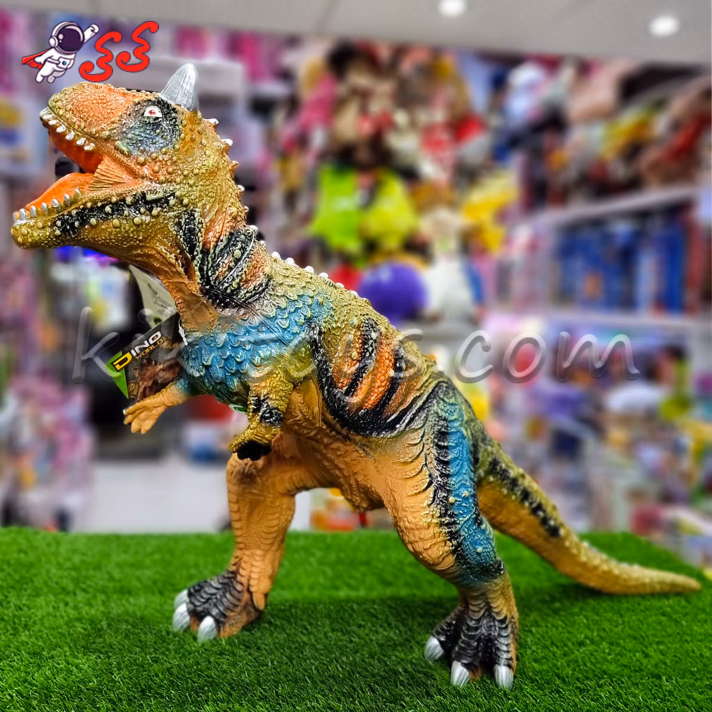 دایناسور تیرکس شاخدار  گوشتی برزگ  اسباب بازی Tyrannosaurus 777-12