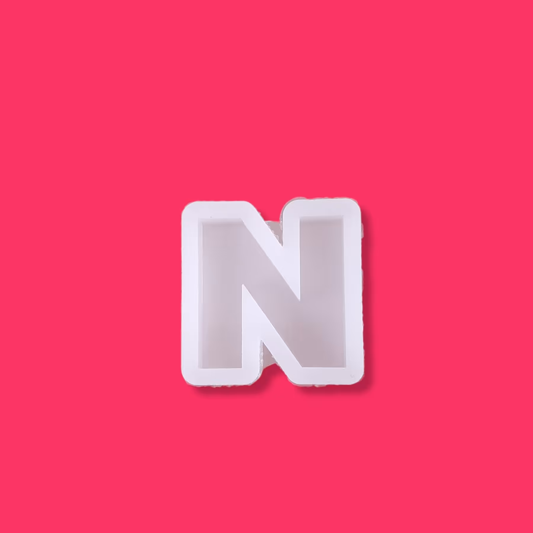 قالب سیلیکونی حروف تکی برای رزین حرف N