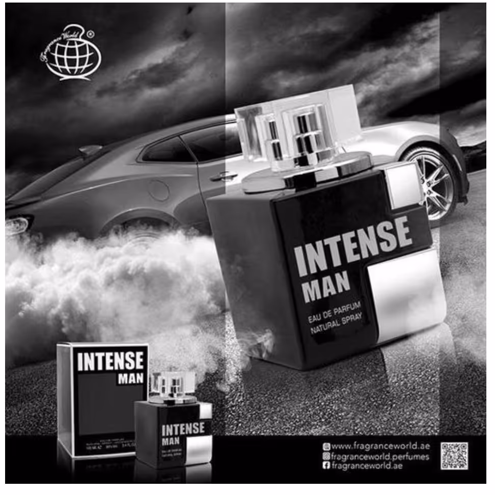 عطر ادکلن مردانه جگوار کلاسیک بلک فراگرنس ورد اینتنس من (Fragrance World Intense Man