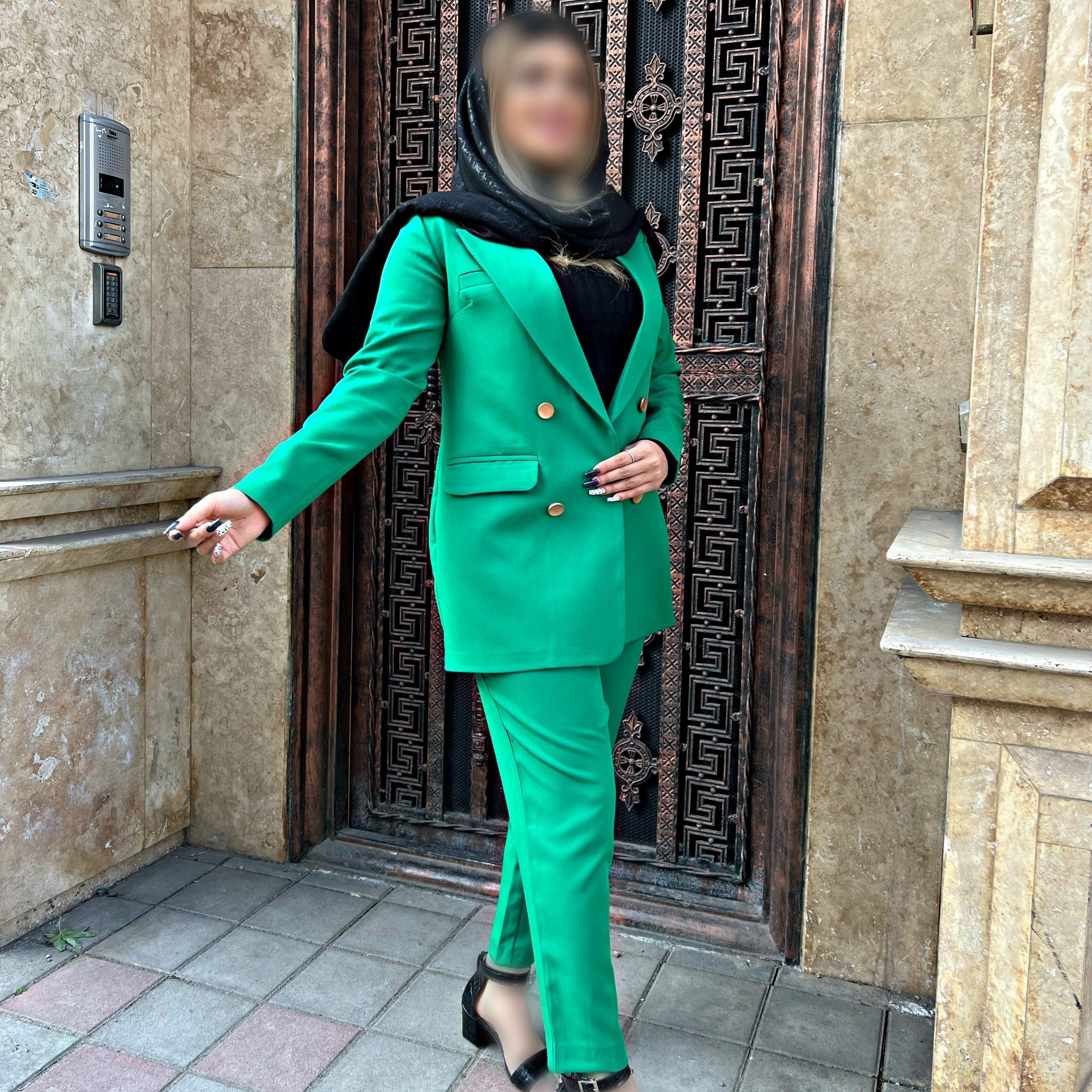 ست مانتو و شلوار مازراتی 