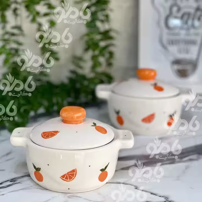 قابلمه سرامیکی میوه ای پرتغال