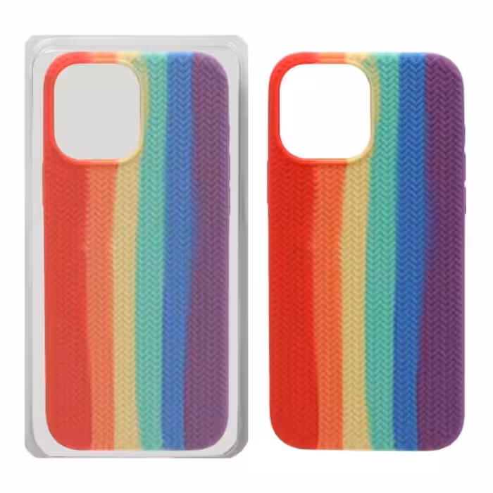 قاب گوشی کشویی سیلیکونی پاک کنی طرح بافت برای Iphone 13 Pro Max