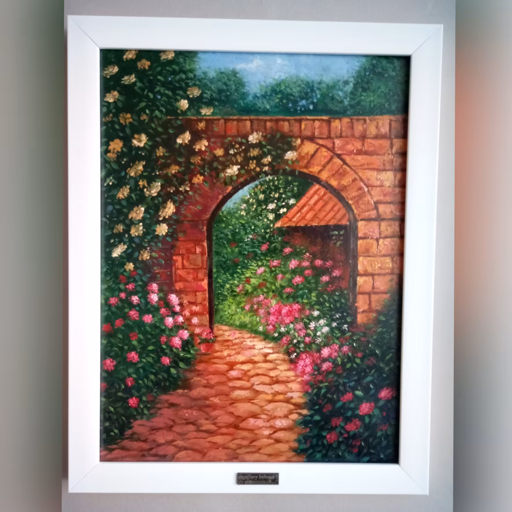 تابلو نقاشی  منظره رنگ ر وغن