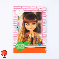 دفتر مشق 100 برگ سیمی طرح عروسک آونگ